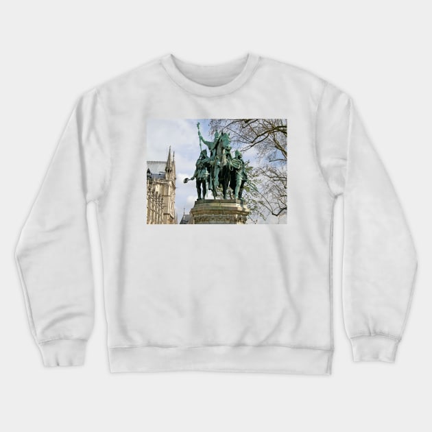 Charlemagne and His Guards Crewneck Sweatshirt by bobmeyers